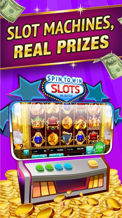 Spin to win slot machine